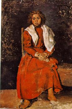 Pablo Picasso : the young girl with bare feet